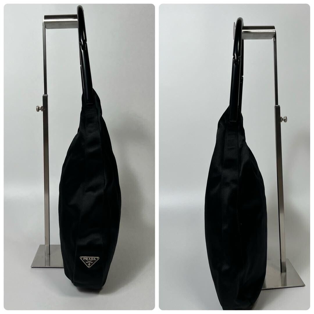 PRADA SS1998 Plastic Handle Shoulder Bag Black | eBay PRADA SS1998 Plastic Handle Shoulder Bag Black | eBay