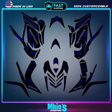 Yamaha Raptor 700 2006-2012 Graphics Kit 700R Stickers Custom Quad ATV Decals