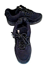 REVOLUTION DANCEWEAR BLACK DANCE Sneakers mesh / leather shoes HIP-HOP ADULT 6M