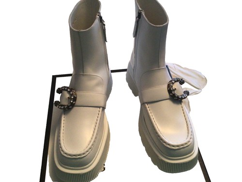 Gucci Short Boots 35.5 Brw Leather 104 0153 IGX55 | eBay