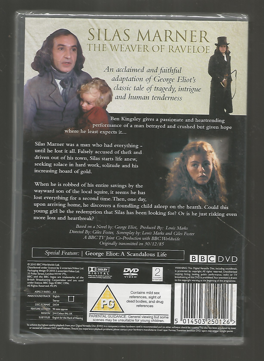 SILAS MARINER THE WEAVER OF RAVELOE - sealed/new UK R2 DVD - Ben