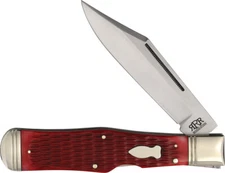 Rough Ryder Reserve Large Coke Bottle Red Folding D2 Steel Pocket Knife 048