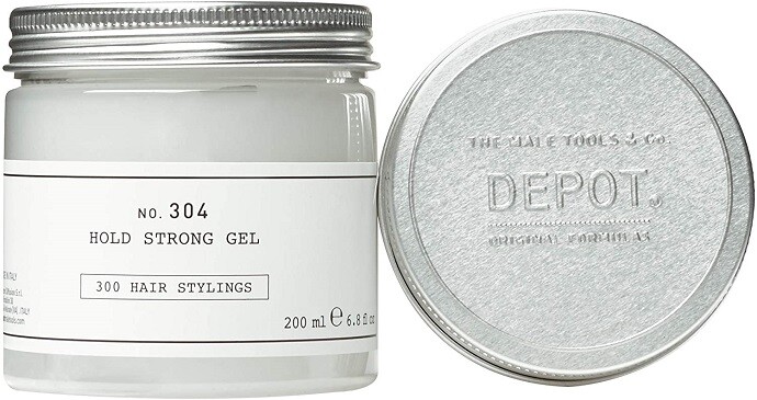 Gel effetto bagnato tenuta forte da uomo DEPOT NO 304 200 ml DEPOT 300 Hair Styl