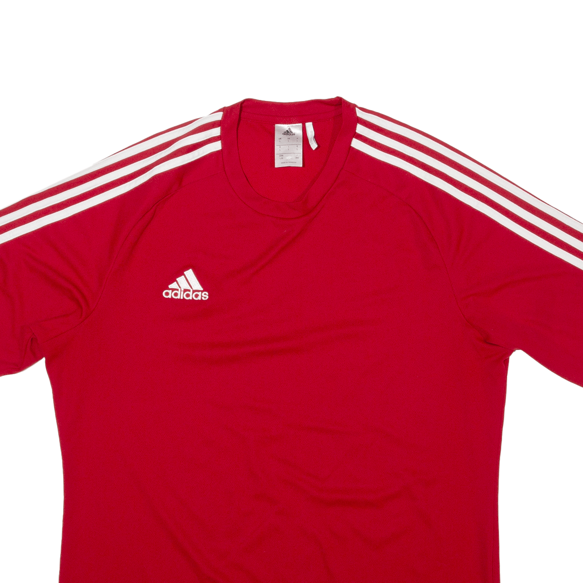 ADIDAS Mens Football Shirt Jersey Red L eBay