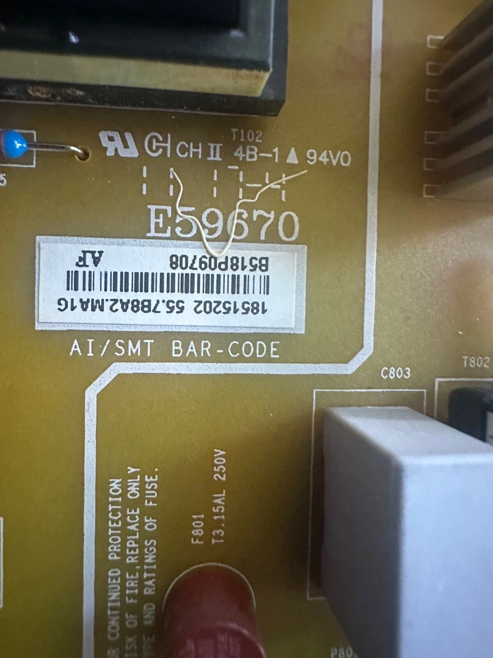 Dell 48.7B801.01M, L9313-1M TV Power Supply Backlight Inverter 55.7B8A2.MA1G - Image 3 of 4