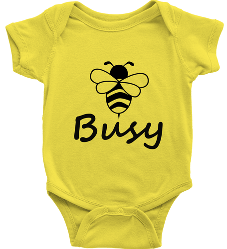 Bee Busy Toddler Kids Boy Girl T-Shirt Baby Bodysuit Clothes Busy bee honeybee - Picture 30 of 36