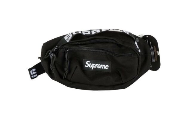 Supreme SS18 Black Waist Bag Fanny Pack Cordura backpack money pouch FW18 travel | eBay
