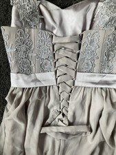 GORGEOUS BESPOKE SHOW/PARTY FULL LENGTH DRESS FULLY SILK LINED SHOULDER STRAPS