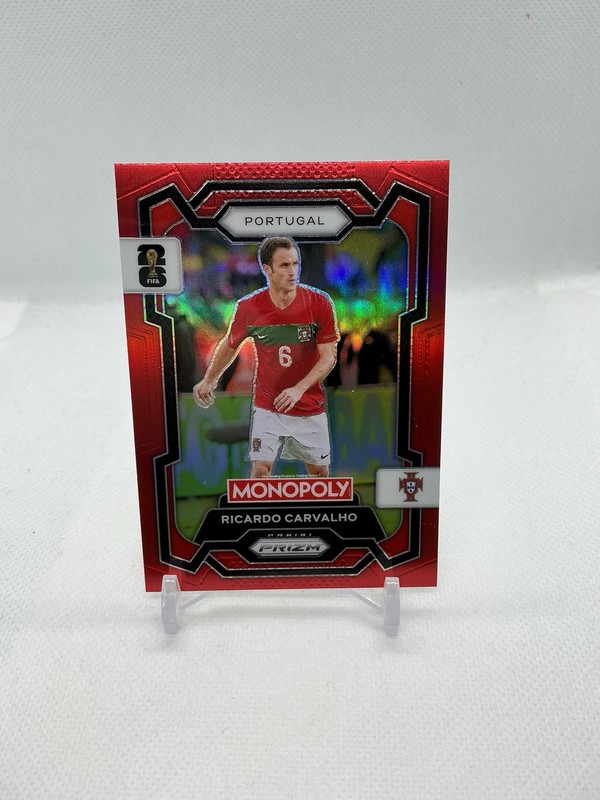 2026 Panini Prizm Monopoly FIFA World Cup #32 Ricardo Carvalho Red Prizm