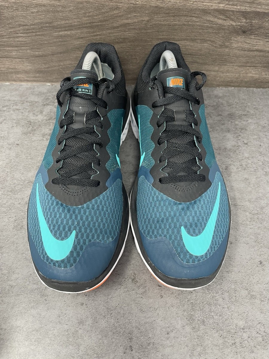 Nike FS Lite Run 3 Sneakers Mens Size 8.5 Blue Athletic  display picture 2
