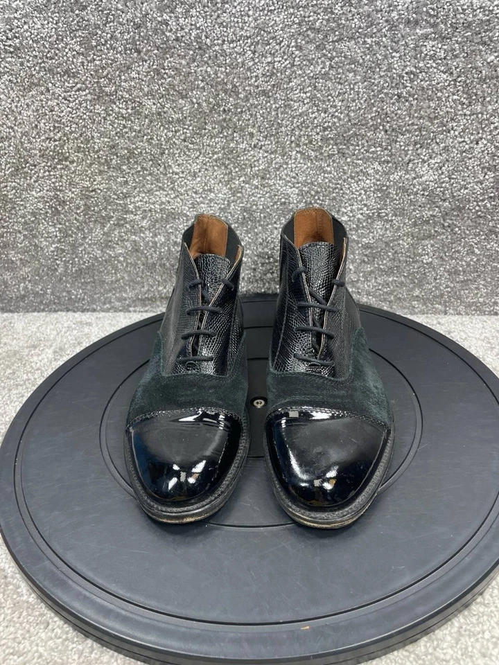 Bota Chelsea Russell & Bromley para mujer talla 38 EU 7,5 Berkley tobillo de cuero negro Foto 4 de 4