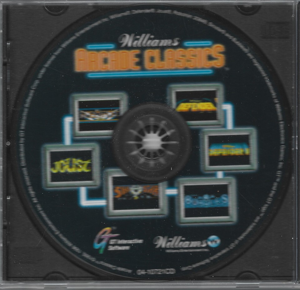 Williams Arcade Classics (PC 1996) - Big Box Computer Video Game ...