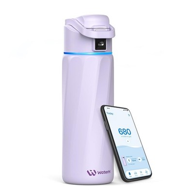 Smart Water Bottle Reminder 24oz Stainless Steel BPA-Free Drink Tracker