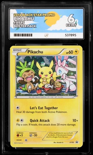 Pikachu graded ACE 6 for sale on eBay