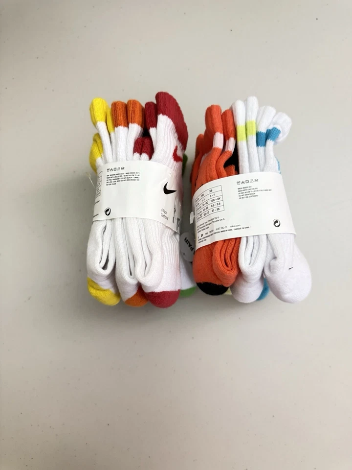 Youth Nike DRI Fit Crew Socks - Image 3 of 4