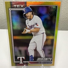 Josh Smith 2026 Topps Series 1 Gold Foil Parallel /399 #169 Texas Rangers