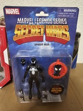 Marvel Legends Retro Card Secret Wars Black Suit Spider-Man New