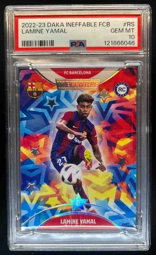 2022-23 Daka Ineffable FCB Lamine Yamal #RS PSA 10 GEM MINT FC Barcelona