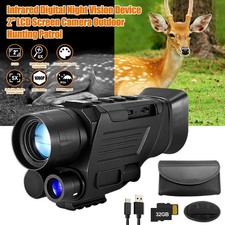 2"LCD Digital Night Vision Monocular 6XZoom 850nm Infrared Scope IR Camera Video