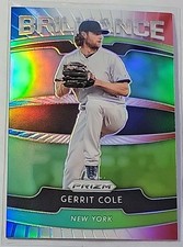 Gerrit Cole 2020 Panini Prizm Brilliance Silver Prizm #B-2 New York Yankees