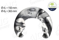 AIC Ankerblech Spritzblech Bremsscheibe Vorne Links FüR Audi A4 Avant A6 Q5