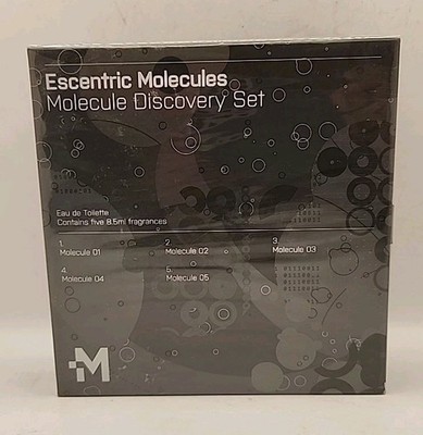 NEW Escentric Molecules Molecule Discovery Set 5x8.5mls - SEALED BOX!!