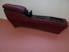 1991-1994 Buick Regal Interior Center Console Assembly Maroon W Cup Holder