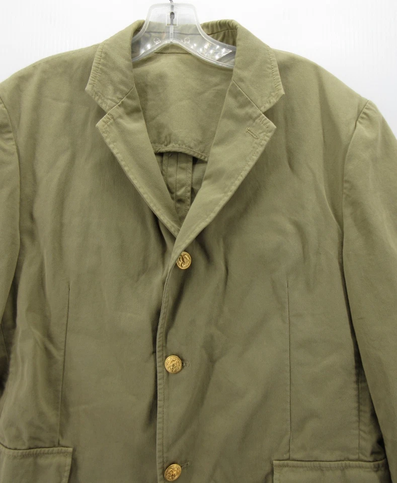 Band Of Outsiders Sport Coat Men 4 Medium Green Olive Blazer Unstructured Italy* - Image 2 of 4