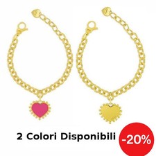 Bracciale donna OPS Objects catena dorata cuore regolabile OPS-LUX59 OPS-LUX61