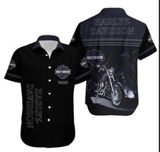 Personalized Harley Motor Racing Davidson Casual Button Down Shirt Unisex Adults