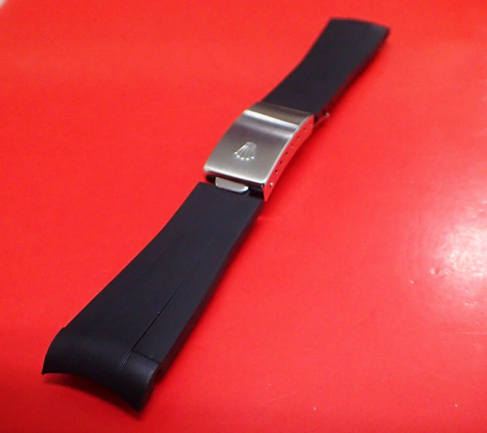 One Only ROLEX genuíno 78350 fecho 19mm pulseira de borracha com barra de mola 6239 6263 6 - Imagem 2 de 4