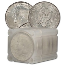 90% Silver 1964 Kennedy Half Dollar XF - BU - Roll of 20 - $10 Face Value FREE D