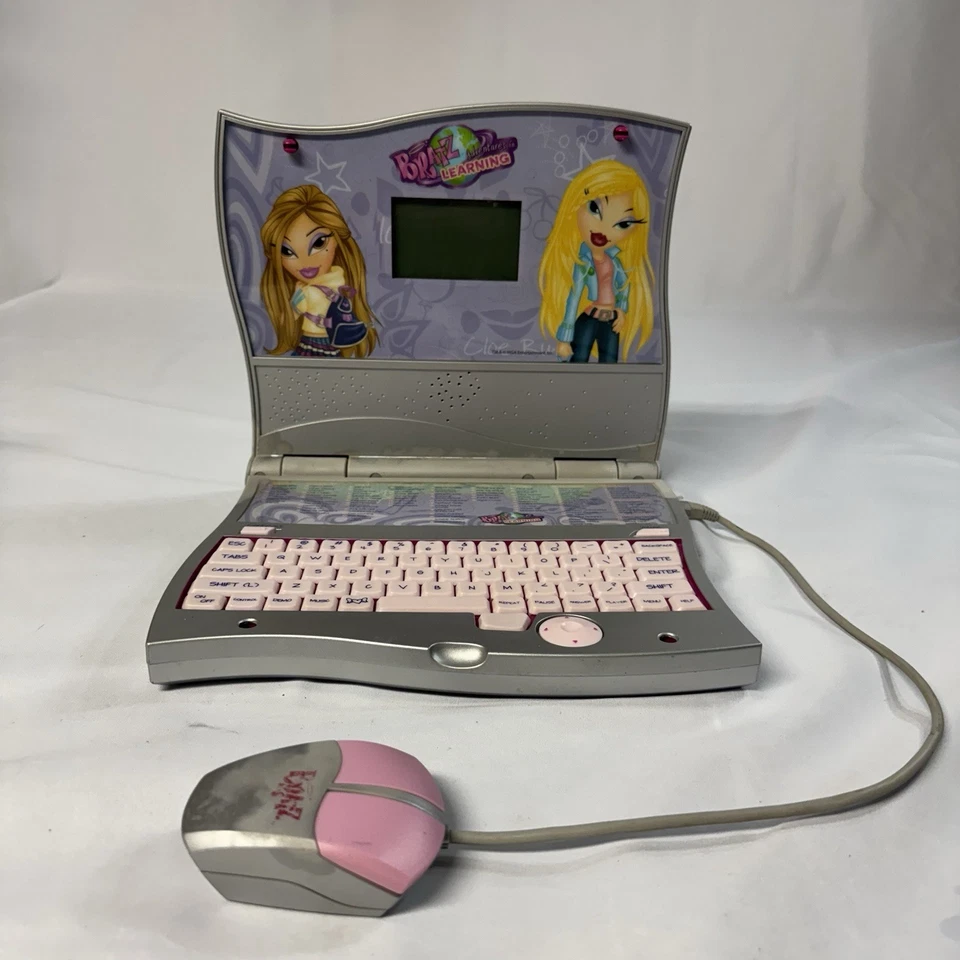 Bratz Learning Laptop & Mouse  XOXO Spell Grammar-Non Working Parts Only - Image 2 of 4