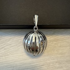 Schmuck Pierre Lang  Anhänger "Kugel" silber Luxus Edel Neu 