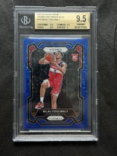 2023-24 Panini Prizm Fast Break Blue Bilal Coulibaly #153 RC /150 BGS 9.5