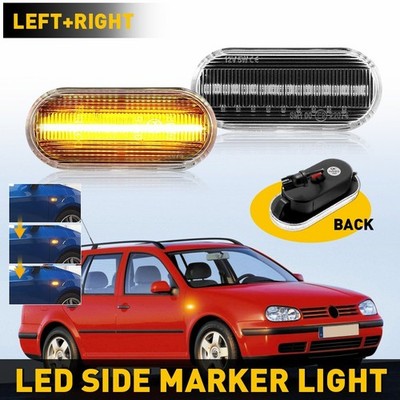 For VW MK4 Golf Jetta GTI R32 Passat B5 Sequential Signal LED Side Marker Lights