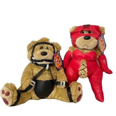 Rare NWT 2000 Bad Taste Bears DOMINATRIX & SLAVE Plush FUNNY *Adult Only* Toy