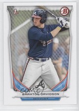 2014 Bowman Draft Braxton Davidson #DP28 fm0