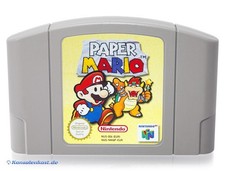 ebay® Auktion 298686721897 | N64 / Nintendo 64 - Paper Mario EU Modul starke Gebrauchsspuren Thumbnail of ebay® auction 298686721897 | N64 / Nintendo 64 - Paper Mario EU Modul starke Gebrauchsspuren
