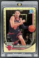 Marketplace image: 2025-26 Bowman Nikola Vucevic Chrome SuperFractor #1/1 Bulls