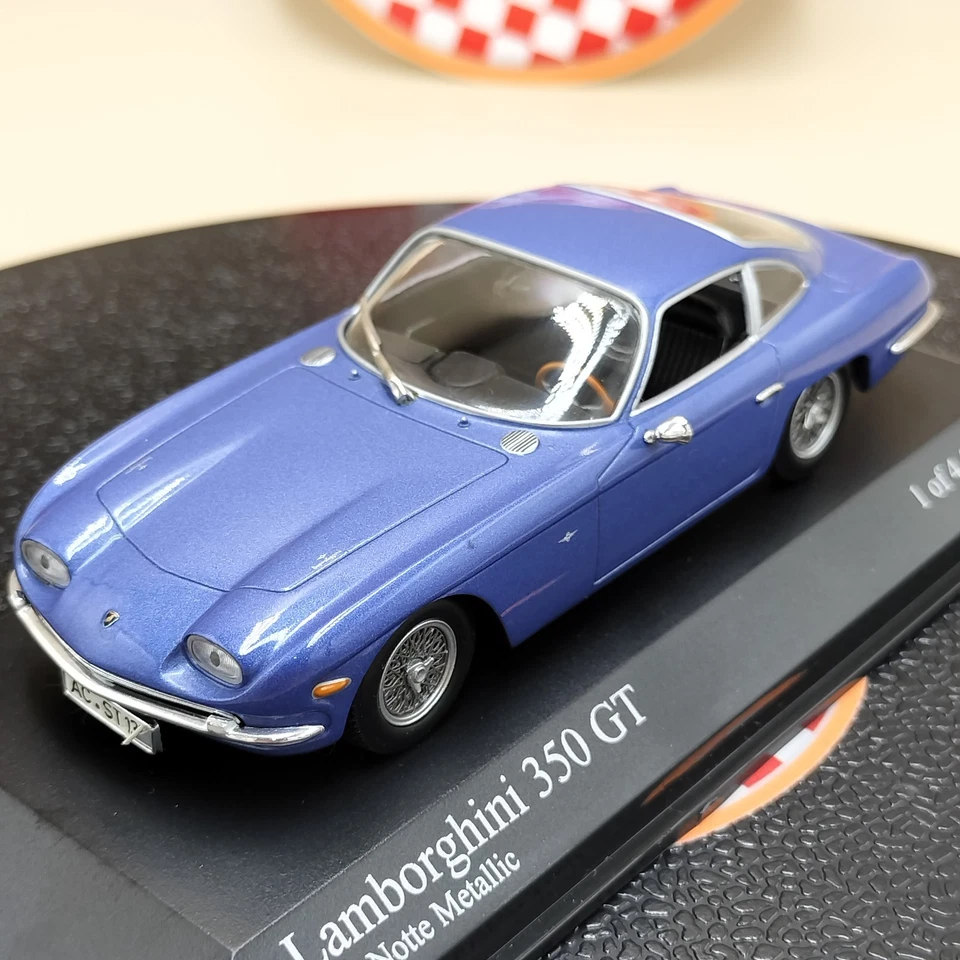 MINICHAMPS 1/43 Lamborghini 350 GT Blue metallic 430103200 - Image 2 of 4