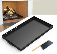 Fireplace Tray Large Size,Adjustable Ash Pan with Handles for Fireplace... 