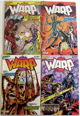 Warp Lot of 4 #2, 4, 6, 7 (1983) First Comics 1st Print Comic Books