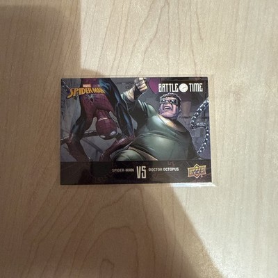 Upper Deck Marvel Spider-Man Battle Time Spider-Man Vs Dr. Octopus BT-1
