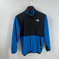 The North Face Polartec Denali Outerwear Full Zip Jacket Blue Black Size XL