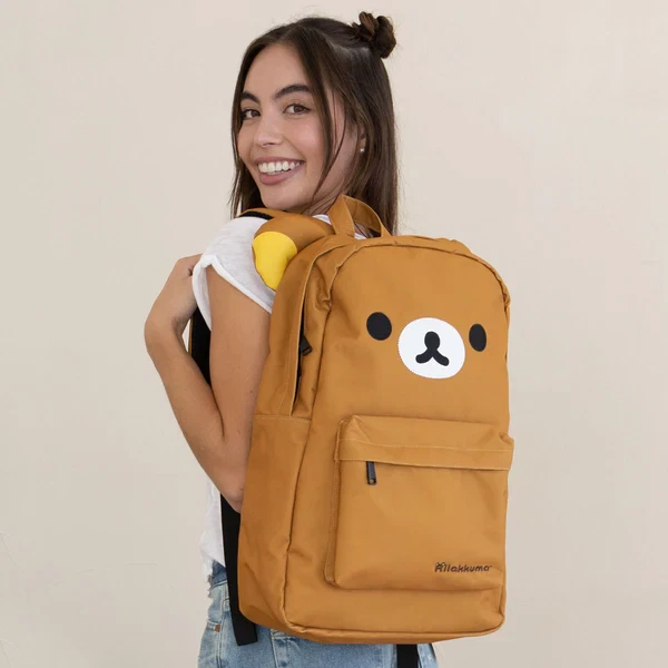 MOCHILA 15,5 L para niñas mochila escolar se adapta a bolsa de oso de peluche ligero para computadora de 15" Foto 3 de 4