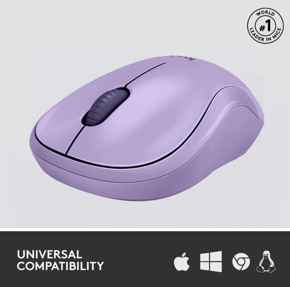 Logitech Silent Wireless Mouse - Purple - Image 4 of 4