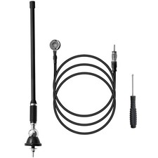 Anina 16 Inch Marine Radio Antenna for Pickup Truck Boat ATV UTV RV Black