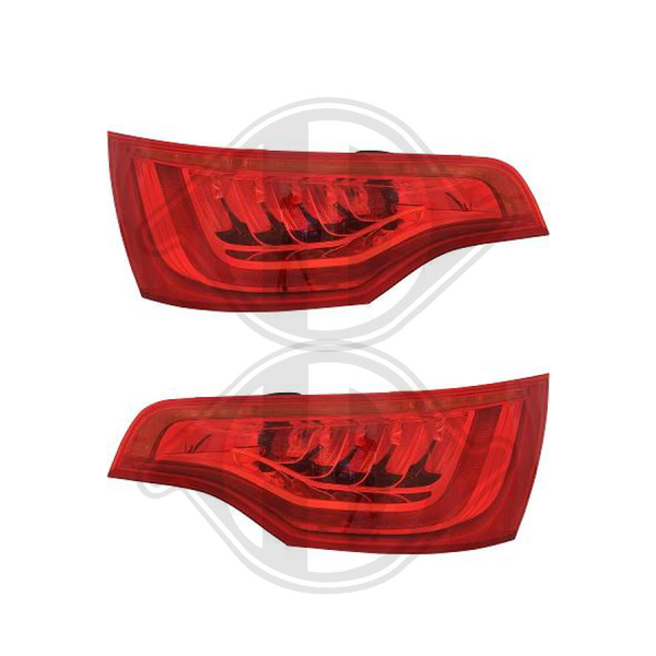 Qr-Parts Led RüCkleuchte Heckleuchte Set FüR Audi Q7 4L Bj. 09-15-image