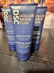 (3) Dollar Shave Club Shave Butter Translucent - 6 Fl. Oz